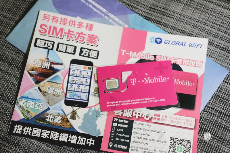 global wifi T-mobile sim card