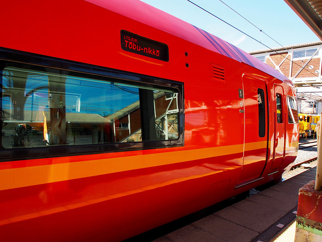 我搭的東武日光列車