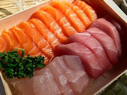 Sashimi, sea goods